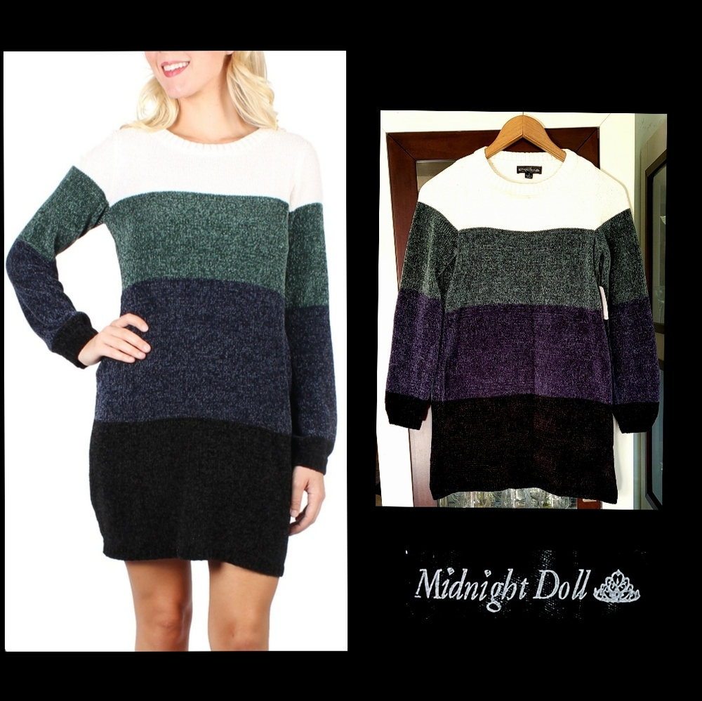 NWT Colorblock Sweater Dress ❤️